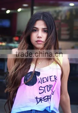 High Quality Cheap Price Fashion Wholesale Popular Different Color Cotton Burnout Tank Top photo-6