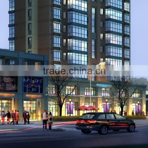 Glazed Aluminum Curtain Wall With All Accessories photo-2