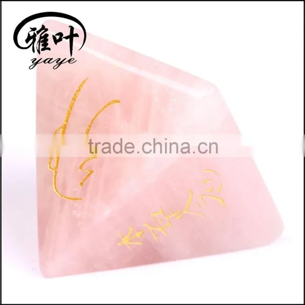 Wholesale Fengshui Crystal Pyramid Reiki Chakra Healing Rose Quartz Pyramids Supplier's Choice photo-4