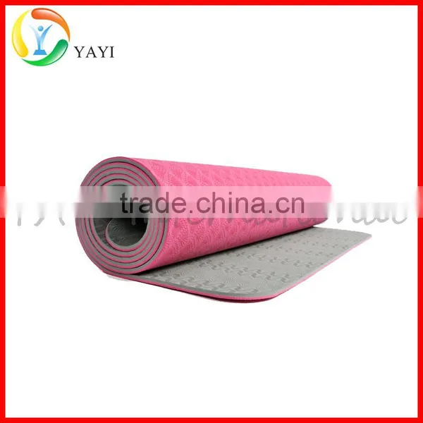 High Density Gym Fitness Training Durable Exercise TPE Yoga Mat photo-6