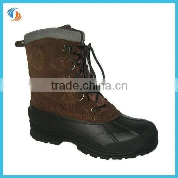2014 New Winter Leather Snow Boots