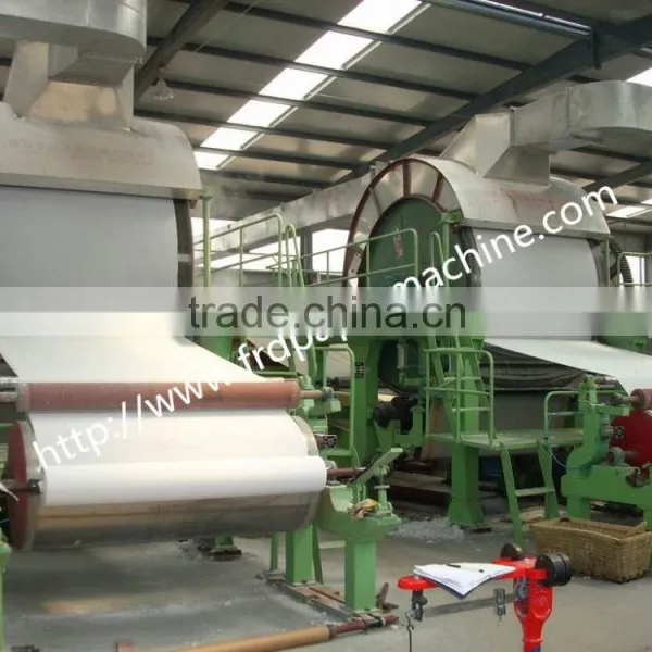 1092mm High Speed Small Toilet Paper Making Machine From Waste Paper Recycling With Low Prices photo-3
