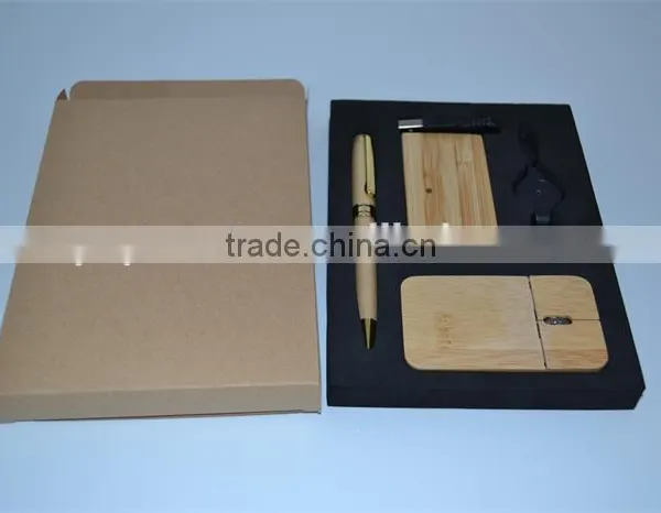 Bamboo Mouse Usb HUB Travel Computer Gift Kit photo-6