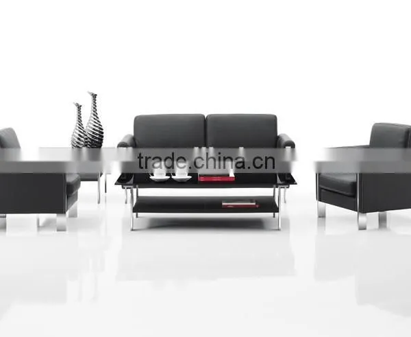 S-18 Simple Design Stainless Steel Frame Office Sofa Set photo-3