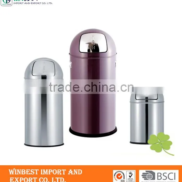 Rust-proof outdoor hospital waste bin
