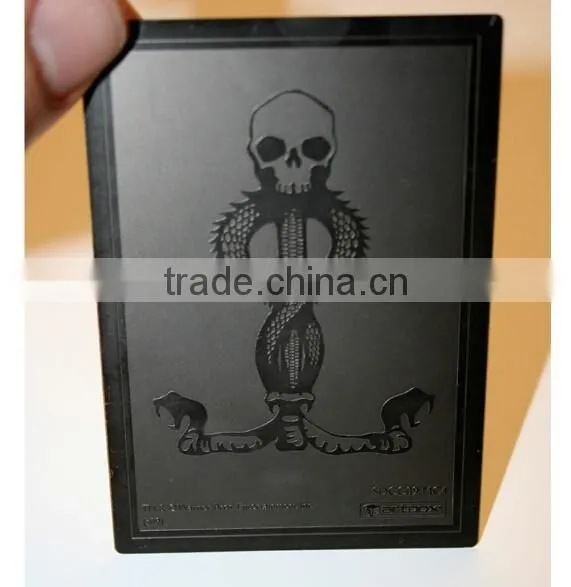 China Manufacturer High Quality Durable Nice Brushed Blank Cheap Metal Business Cards