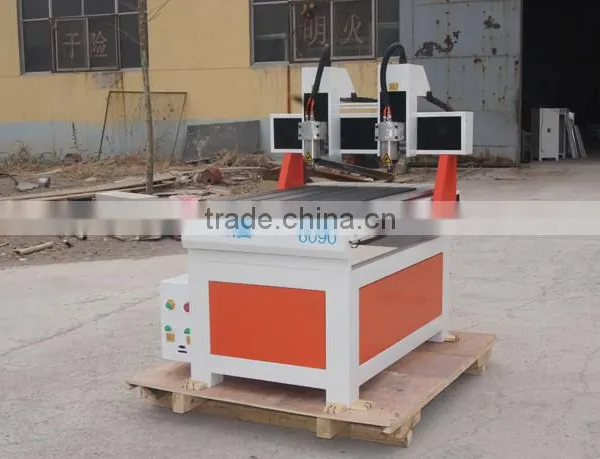 QL-6090 High Precision Mini Woodworking Cnc Router With Two Heads China photo-6