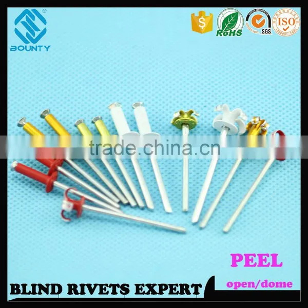 HOT SELLING OPEN END MANUFACTURER TRUSS HEAD AL/ST POP PEEL TYPE RIVETS photo-5
