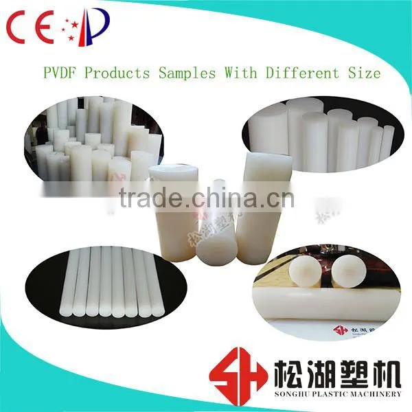 High Temperature Resistant Plastic Rod PVDF Extrusion Line photo-3