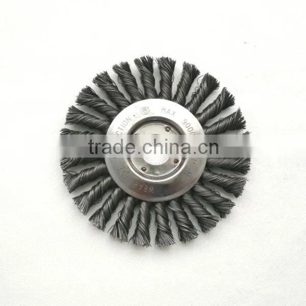 Twist Knot Wheel Brushes With Arbor Hole, Diameter 150mm or 6"