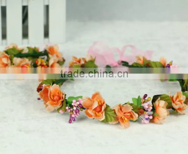 Popular Artificial Flower Wreath for Party,beach ,decoration,crown photo-4