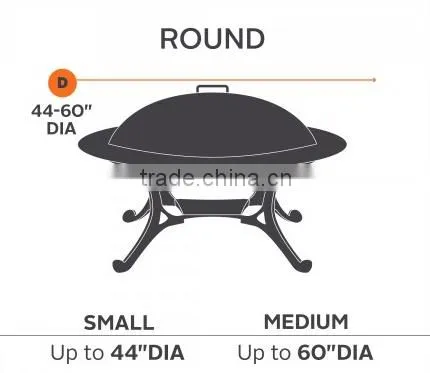 Round Fire Pit Cover,Garden Furniture Cover photo-2