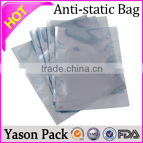 Yason Aluminum Foil Bag With Clear Window Anti-static Bag for Electronic Packaging Aluminum Bag With Bottom Gusset photo-3