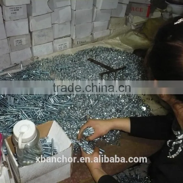 Din934 4.8grade Nut M8 With Zinc Palted Fastener Made in Hebei Handan photo-4