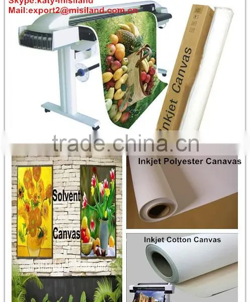 High Glossy Polyester Inkjet Printable Canvas photo-3
