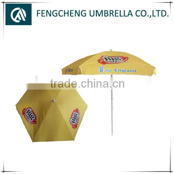 Shangyu 6K Large Drink Printed Stand Beach Umbrella