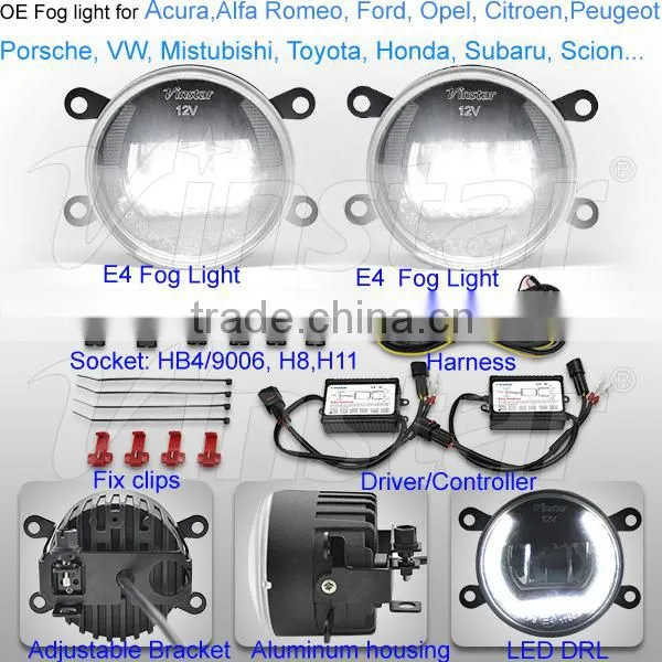 Vinstar High Power Led Drl/ Led Drl Fog Light for 407 10/2005 photo-3
