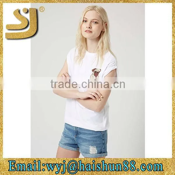 Slim Fit Pug Pocket Tee by Tee & Cake photo-2