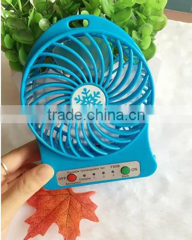 Home Appliances Portable Handheld Usb Rechargeable Battery Charger Table Mini Fan photo-4