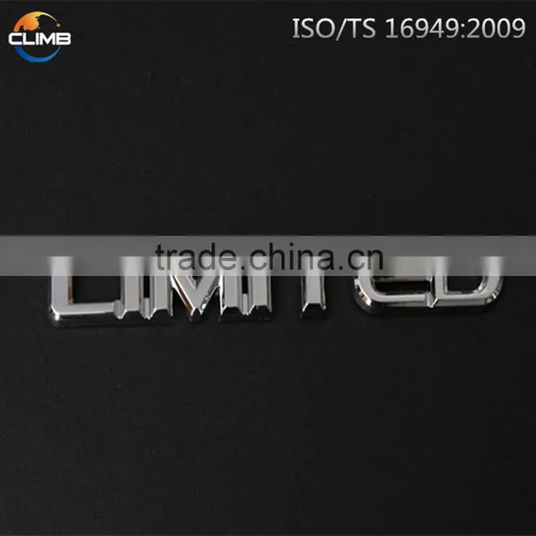 4mm 3d Stickers Chrome Car Custom Separated Letters /V6 Car Emblem photo-4
