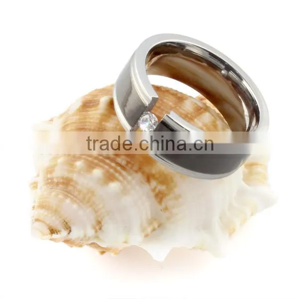 Men's Engagement Ring/men's Diamond Ring/men's Tatanium Ring photo-5