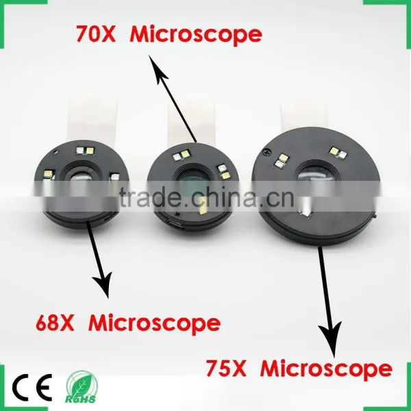 Zoom LED Microscope Magnifier Micro Mobile Phone Lens Camera With Universal Clip For IPhone Samsung HTC Huawei photo-4