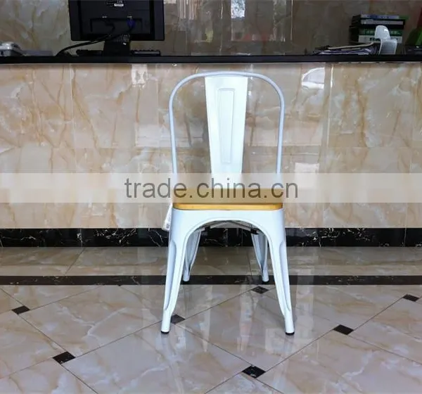 High Quality Cheap Vintage Metal Chairs for Restaurant photo-2