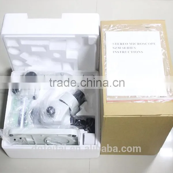 FTSM45T1Stereo Drawtube Microscope Fluorescent Light Source Trinocular Vertical Microscope photo-4