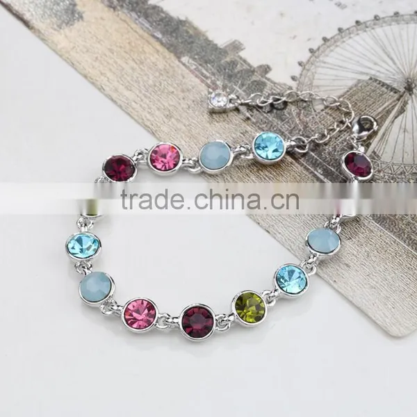 Wholesale Custom Jewelry Fashion Multi Colors Austra Crystal Bracelet Supplier's Choice photo-3