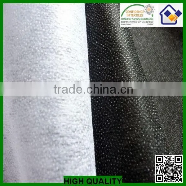 Enzyme Washing Interlining/PA Double Dot Coating Nonwoven Fusible Interfacing for Enzyme Washing photo-3