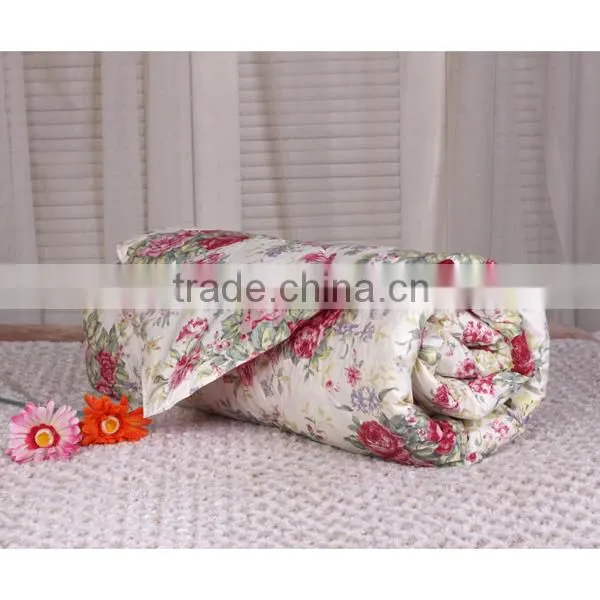 Pure Silk Flower Design Quilt