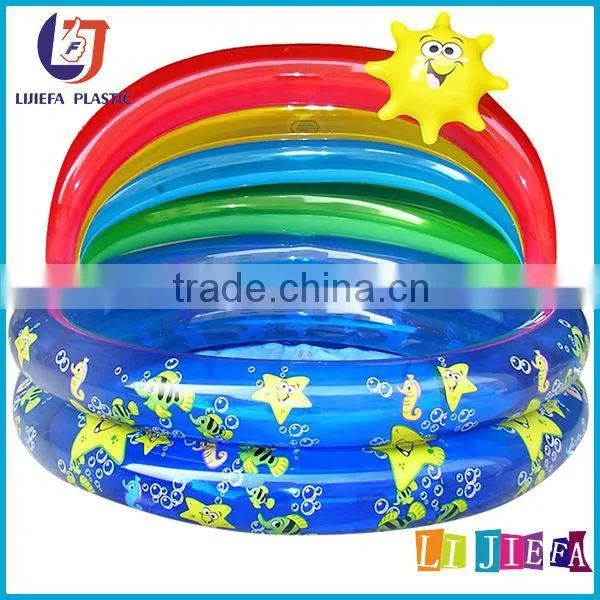Giant Inflatable Family Swim Pool PVC Inflatable Leaf Sunshade Swimming Pool for Kids photo-3