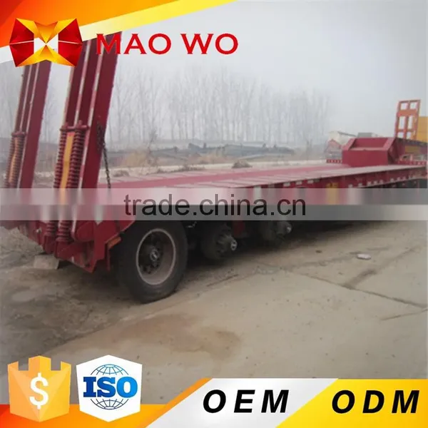China Manufacturer Tri-axle Air Suspension Drop Deck Low Bed Semi Trailer Quality Choice photo-5