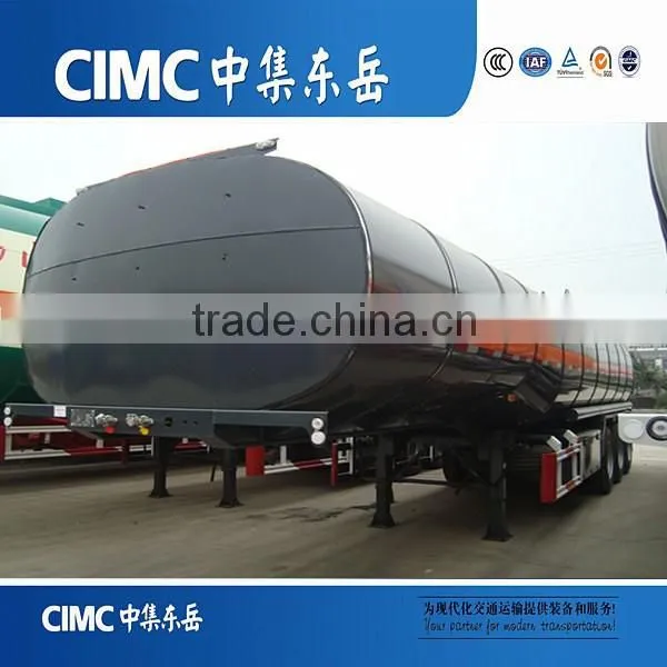 CIMC 3 Axle 40m3 Fuel Trailer Fuel Tanker Trailer Carbon Steel Tank Semi Trailer for Philippines photo-6