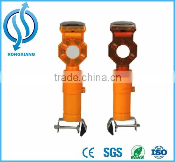 Hot Sale!LED Traffic Signal Light/ Rotating Traffic Warning Light / Solar Powered Traffic Light photo-4