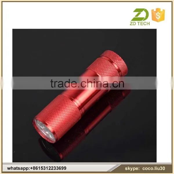 Aluminum Led Flashlight With 9 Led Lights ZDS2037 photo-3