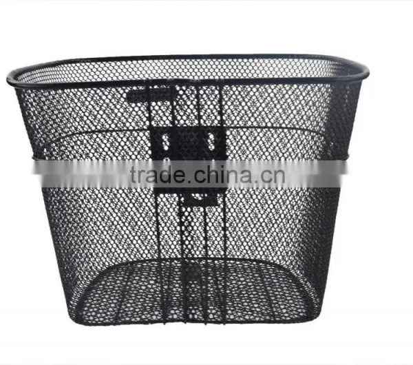 Black Steel Front Bicycle Basket HAOCHI Basket 002 003 photo-5