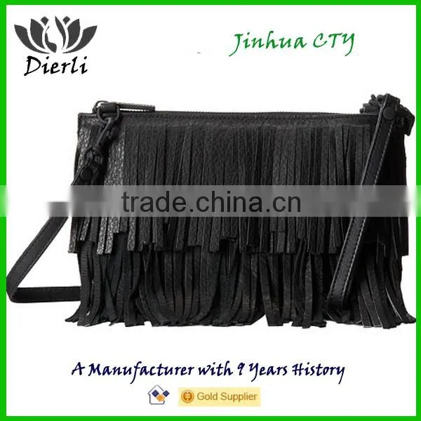 Fringe Tassel PU Leather Messenger Bag photo-2