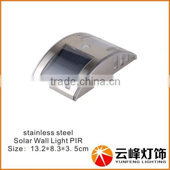 2014 Brand New Patent Solar Wedge Light PIR Solar PIR Wall Light photo-3