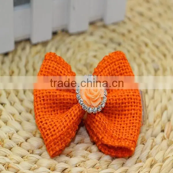 Super Quality Best-Selling Jute Ribbon Bow for Bottle Decoration photo-3