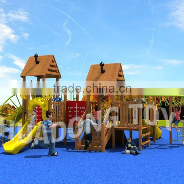 Used School Playground Equipment for Sale Wooden Playground Equipment photo-2