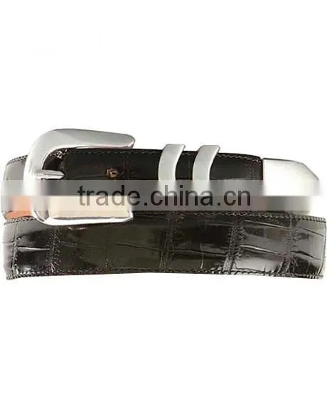 Fashion Women Leather Dress Belt Crocodile Print Belt photo-3