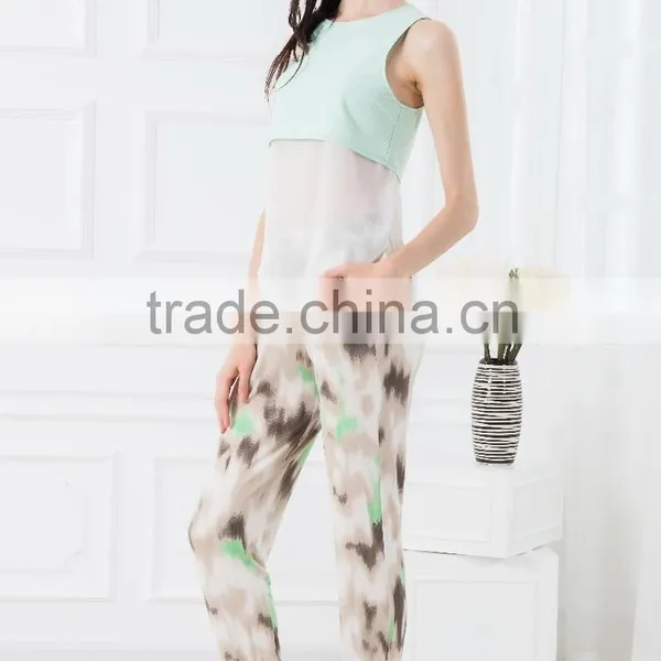 Cheap Price Woman Tops and Pants Colour Combination Suits Tank Tops With Pants Fashion Designs Suits Casual Wear photo-3