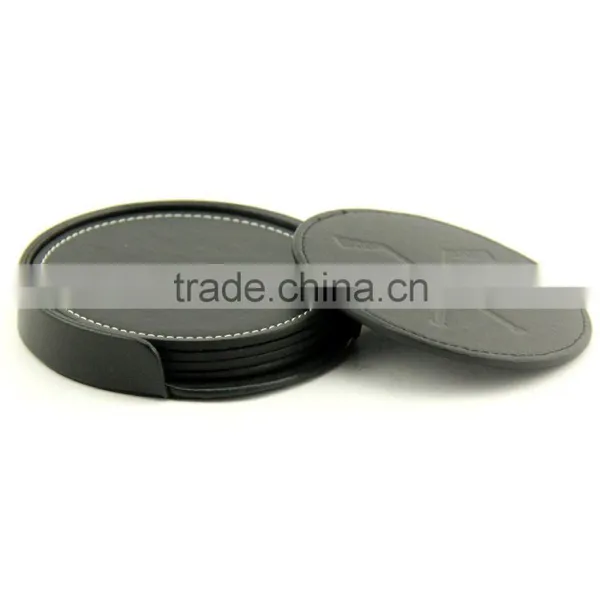 Leather Coaster Set photo-2
