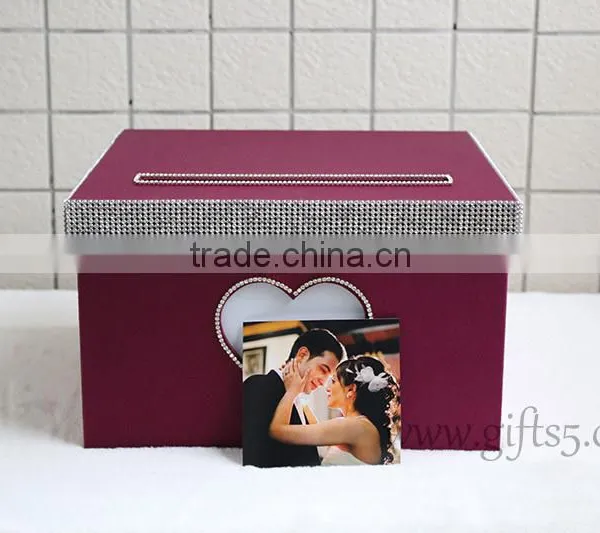 High Quality Wedding Card Box With Photo Frame / Event Card Boxes photo-2
