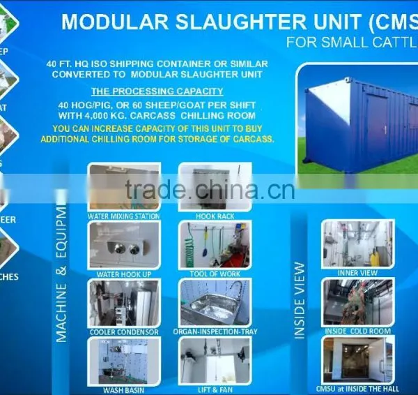 MODULAR SLAUGHTERHOUSE UNIT (CMSU)