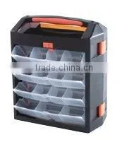 Portable flip bins rack