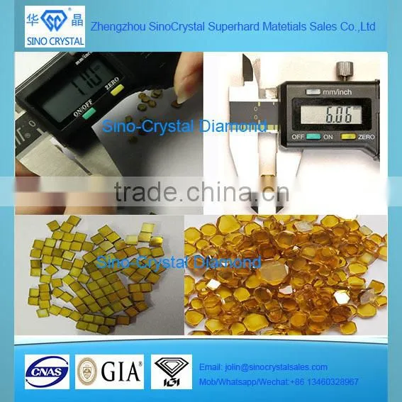 Hot-Sale Mono Crystal Diamond Plates Industrial Diamonds for Sale