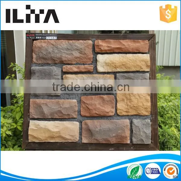 Fireproof White Cement Construction Building Materials Exterior Decorative Wall Stone for Wall photo-3