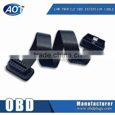 Small Cable Obd2 Flat OBD Extension Line photo-2